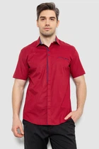 Рубашка мужская с принтом бордовый 214R7130-1 Ager XL