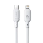 Кабель Type-C to Lightning 1м Baseus Silky 20W White