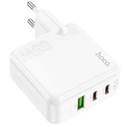 МЗП Hoco C115A Header PD65W+QC3.0 (1USB-A/2C) White