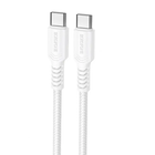 Кабель Borofone BX116 Certain Type-C to Type-C 60W 1m White 74457