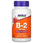 Вітамін B2 рибофлавін NOW Foods (Vitamin B2 riboflavin) 100 мг 100 капсул NOW00447