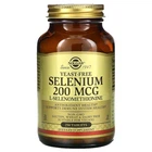 Селен без дрожжей Solgar (Selenium) 200 мкг 250 таблеток SOL02558