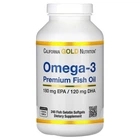 Биодобавка California Gold Nutrition Омега-3 рыбий жир (Omega-3 Premium Fish Oil) 240 капсул CGN01330
