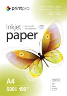 Фотопапір матовий PrintPro 190г/м² А4 500л (PME190500A4)