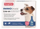 Капли от паразитов для собак 1-15кг - 3 пипетки Beaphar IMMO Shield Line-on