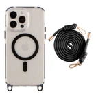 Чохол TPU+PC LanyardCase with MagSafe для iPhone 13 Pro Black