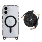Чохол TPU+PC LanyardCase with MagSafe для iPhone 16 Black