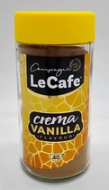 Кава розчинна "Le Cafe Crema" зі смаком ванілі 75 грамів