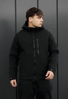 Куртка чоловіча Стаф Некса демісезонна чорна soft shell Staff nexa black L (380339)