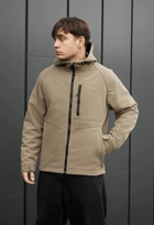 Куртка Мужская Стаф Зеленая Демисезонная Soft Shell Базовая Staff Synx Light Olive XL (380432)
