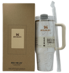 Термос термочашка Stanley Quencher H2.0 Tumbler Cream Marble 0,88 л з нержавіючої сталі KT7002009