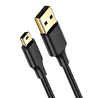 Кабель UGREEN USB 2.0 A Male to Mini 5 Pin Male Cable 2m (Black)