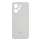 Противоударный Чехол Liquid Silicone (AA) Full Camera для Xiaomi Redmi 13C/Poco C65 09.White