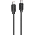 USB кабель для швидкої зарядки HOCO X115 Type-C / Type-C 5A 240W Power Delivery (PD 3.1) 1 м Чорний