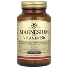 Магній із витамином В6 Solgar (Magnesium with Vitamin B6) 250 таблеток (SOL-01721)