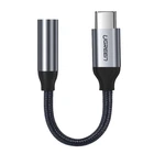 Кабель Type C - AUX Audio M/F 0.10м UGREEN AV142 Чорний