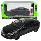 Машинка металлическая Tesla Model S Electrocar Тесла Модель S Электрокар черная 1:24 зарядная станция звук свет откр двери капот багажник резина колеса 18,5*7,2*5см (AP7713)