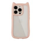 Чохол TPU+PC Cat Ears Case для iPhone 15 Pro Pink