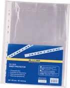 Файл для документів Buromax A4+ 40 мкм. фактура глянец прозорий 100 шт. (BM3805)