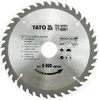 Диск пильный по дереву YATO 184х30 мм 40 зубцов до 9000 об/мин (YT-6061)