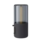 Колонка портативна зі світильником HOCO BS64 Rocker Bluetooth LED сірий
