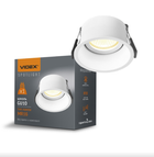 LED Світильник врізний під лампу GU10 круглий білий VL-SPF09R-W Videx