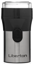 Кавомолка Liberton LCG-2303, Black/Inox, 150W, 70г, імпульсний режим, блокування включення при знятій кришці, корпус нержавіюча сталь+пластик, ніж з нержавіючої сталі