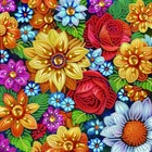 Алмазна мозаїка Квіткова колекція 25x25 Brushme (BH029)