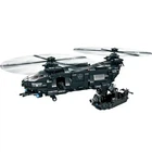 Конструктор SWAT Anti-Riot Force 1251 деталей вертоліт та човен для тактичних ігор 63x36x16 см