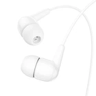 Проводные наушники 3.5mm Hoco M97 Enjoy с микрофоном и вакуумными амбушюрами 1.2m White
