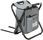 Стілець-рюкзак розкладний Skif Outdoor Keeper II з термосумкою, до 120 кг Grey (3890466)