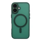 Чохол Premium TPU+PC Magnetic Matte Camera Lens with Magsafe для iPhone 16 Dark Green