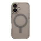 Чохол Premium TPU+PC Magnetic Matte Camera Lens with Magsafe для iPhone 16 Grey