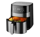 Многофункциональная аэрофритюрница Crownberg CB-5553, 6.5 л, 2000Вт, оборудована сенсорной панелью управления, цифровым дисплеем и набором автоматических программ, Черный