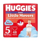 Підгузки-трусики Huggies Little Movers Pants для хлопчиків, розмір 5 (12-17 кг), 48 шт