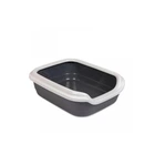 Туалет Природа Comfort L для котов серый 49х39х15 см