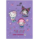Нотная тетрадь KITE, А4, 20 листов, Hello Kitty, (HK26-404)