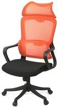 Кресло АКЛАС Дориан BL TILT (K-09 Orange/OS Black)