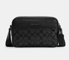Сумка чоловіча Coach Graham Crossbody In Signature Canvas, чорна
