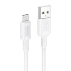 Кабель USB Borofone BX111, MicroUSB, 2.4A, 1m, Белый