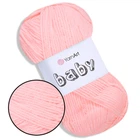 Пряжа YarnArt Baby, Персик №204, 100% акриловая детская нитка для игрушек, пинеток, пледов, одежды, для вязания спицами и крючком