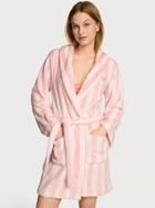 Плюшевий халат Victoria's Secret розмір M/L у рожеву смужку арт. 30002
