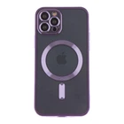 Чохол TPU Metallic Full Camera with Magsafe для iPhone 12 Pro Purple