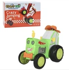 Стрибаючий трактор Crazy Car Ju-2101-2/МК з пультом керування, світлом і звуком, зелений
