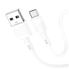 Кабель Hoco X83 Micro USB 2.4A для заряджання та передачі даних Білий
