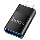 Адаптер Hoco UA17 Lightning USB 2.0 Чорний для iPhone
