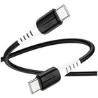 Кабель Hoco X82 силиконовый Type-C to Type-C 60W черный