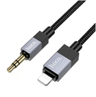 Кабель Hoco UPA32A Clever Lightning/3.5mm чорний 1.6м для цифрового аудіо високої якості