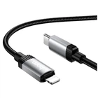 Кабель Hoco X117 Lightning текстильна обплетення 27W для iPhone чорний