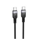 Кабель Hoco X109 силиконовый Type-C на Type-C 60W 3 метра черный